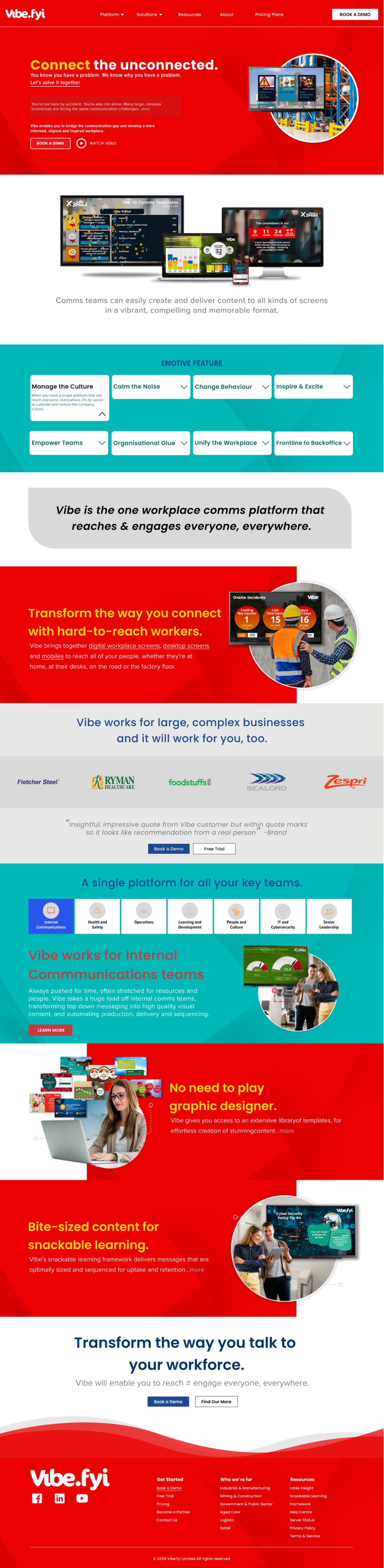 Web Design by Taufik H for Vibe.fyi Limited | Design #33910032