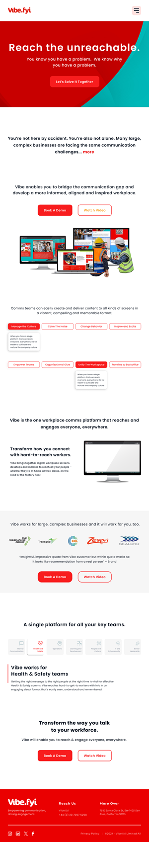 Web Design by Taufik H for Vibe.fyi Limited | Design: #33910124