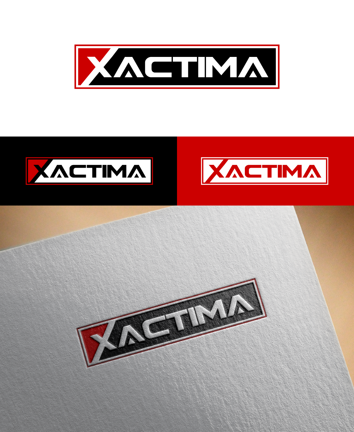 Logo Design by Ayub Zafar for Xactima Limted | Design #33902220