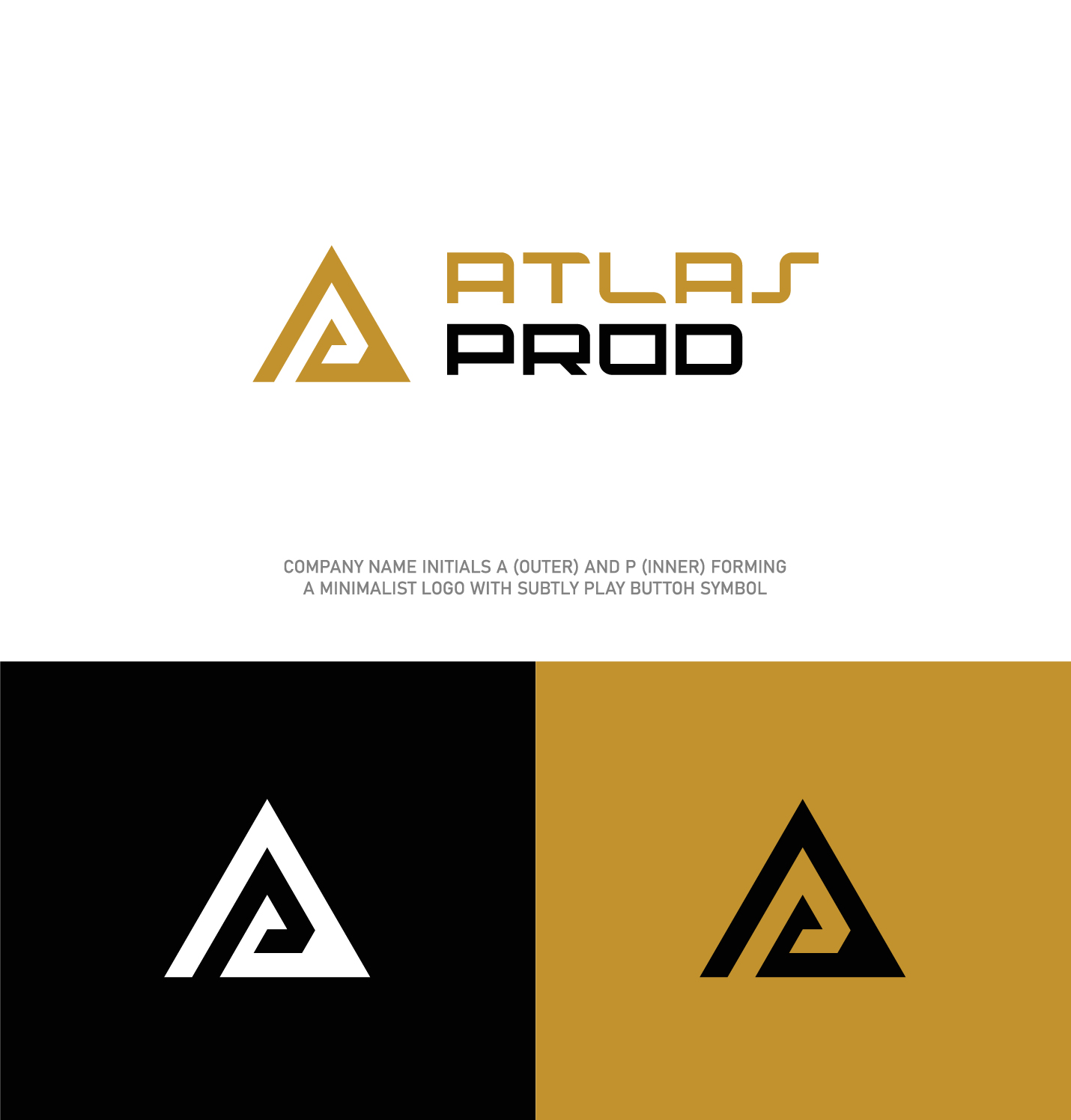Logo Design by ICKE for Atlas Prod | Design #33932526