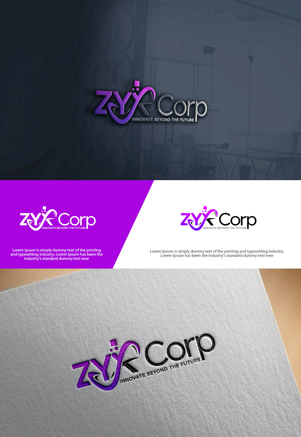 Logo Design by sulemani  creation for ZYX Corp | Design #33900272