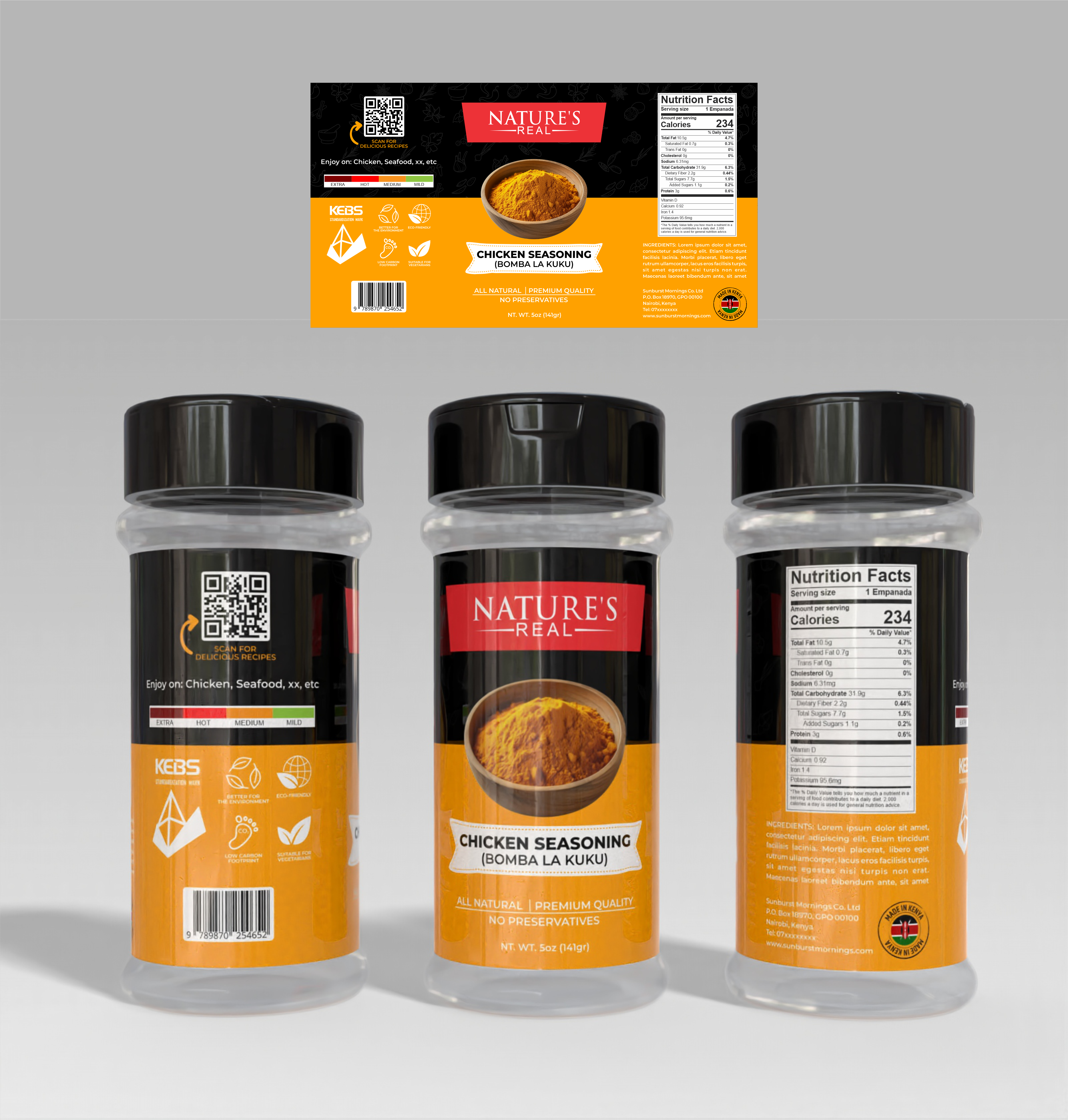 Packaging Design by Jose Loaiza for Sunburst Mornings Co. Ltd | Design #33947169