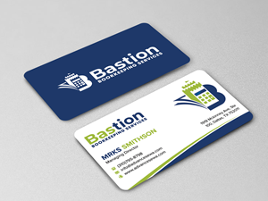 Diseño de Tarjeta de Presentación por sadikul islam para Bastion Bookkeeping Services | Diseño: #33895882