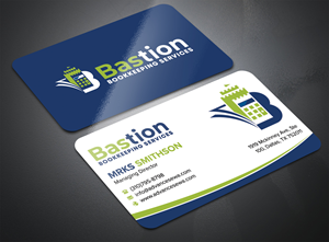 Diseño de Tarjeta de Presentación por sadikul islam para Bastion Bookkeeping Services | Diseño: #33895884