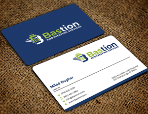 Diseño de Tarjeta de Presentación por Graphixpointt para Bastion Bookkeeping Services | Diseño: #33899132