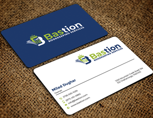 Diseño de Tarjeta de Presentación por Graphixpointt para Bastion Bookkeeping Services | Diseño: #33899155
