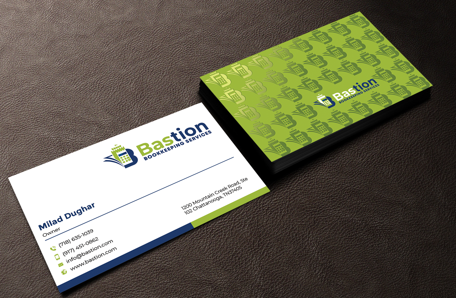 Business Card Design by Graphixpointt for Bastion Bookkeeping Services | Design #33902995