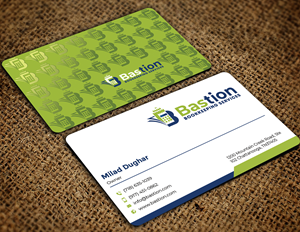 Business Card Design by Graphixpointt for Bastion Bookkeeping Services | Design: #33902997