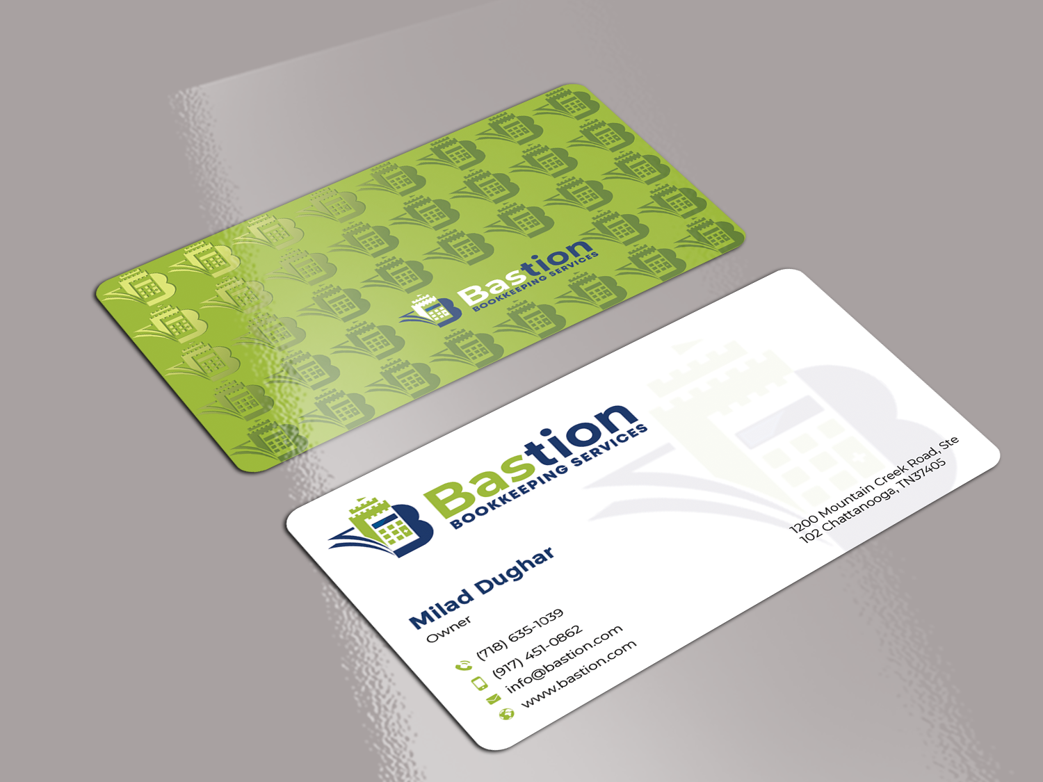 Business Card Design by Graphixpointt for Bastion Bookkeeping Services | Design #33903519