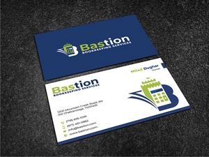Business Card Design by Graphixpointt for Bastion Bookkeeping Services | Design: #33903729