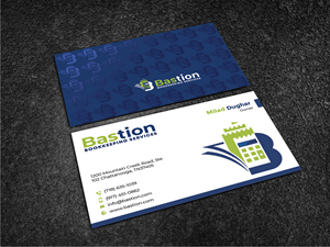 Business Card Design by Graphixpointt for Bastion Bookkeeping Services | Design: #33903730