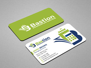 Diseño de Tarjeta de Presentación por Expert Bappy para Bastion Bookkeeping Services | Diseño: #33894546
