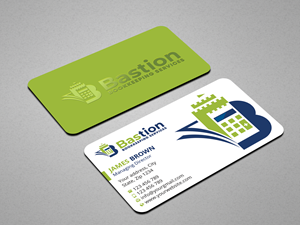 Diseño de Tarjeta de Presentación por Expert Bappy para Bastion Bookkeeping Services | Diseño: #33894628
