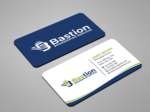 Diseño de Tarjeta de Presentación por Expert Bappy para Bastion Bookkeeping Services | Diseño: #33894930