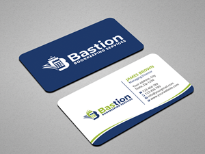 Diseño de Tarjeta de Presentación por Expert Bappy para Bastion Bookkeeping Services | Diseño: #33894931