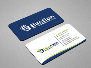 Diseño de Tarjeta de Presentación por Expert Bappy para Bastion Bookkeeping Services | Diseño: #33894933