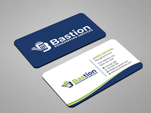 Diseño de Tarjeta de Presentación por Expert Bappy para Bastion Bookkeeping Services | Diseño: #33894979