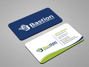 Diseño de Tarjeta de Presentación por Expert Bappy para Bastion Bookkeeping Services | Diseño: #33894981