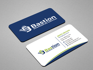 Diseño de Tarjeta de Presentación por Expert Bappy para Bastion Bookkeeping Services | Diseño: #33895026