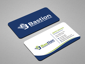 Diseño de Tarjeta de Presentación por Expert Bappy para Bastion Bookkeeping Services | Diseño: #33895099