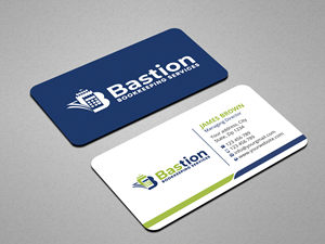 Diseño de Tarjeta de Presentación por Expert Bappy para Bastion Bookkeeping Services | Diseño: #33895100