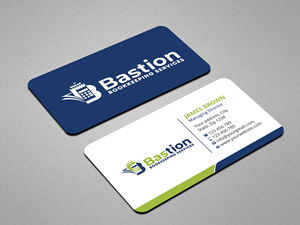 Diseño de Tarjeta de Presentación por Expert Bappy para Bastion Bookkeeping Services | Diseño: #33895101