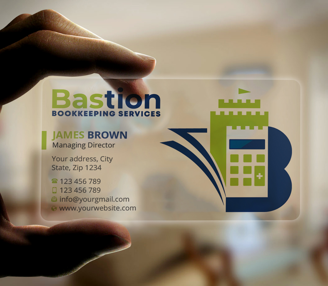 Business Card Design by Expert Bappy for Bastion Bookkeeping Services | Design #33896943