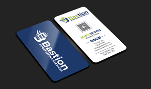 Diseño de Tarjeta de Presentación por Expert Bappy para Bastion Bookkeeping Services | Diseño: #33898286