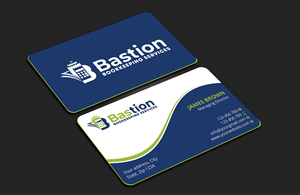 Diseño de Tarjeta de Presentación por Expert Bappy para Bastion Bookkeeping Services | Diseño: #33899232
