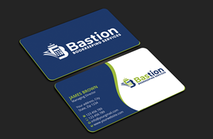 Diseño de Tarjeta de Presentación por Expert Bappy para Bastion Bookkeeping Services | Diseño: #33899330