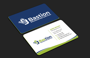 Diseño de Tarjeta de Presentación por Expert Bappy para Bastion Bookkeeping Services | Diseño: #33899378