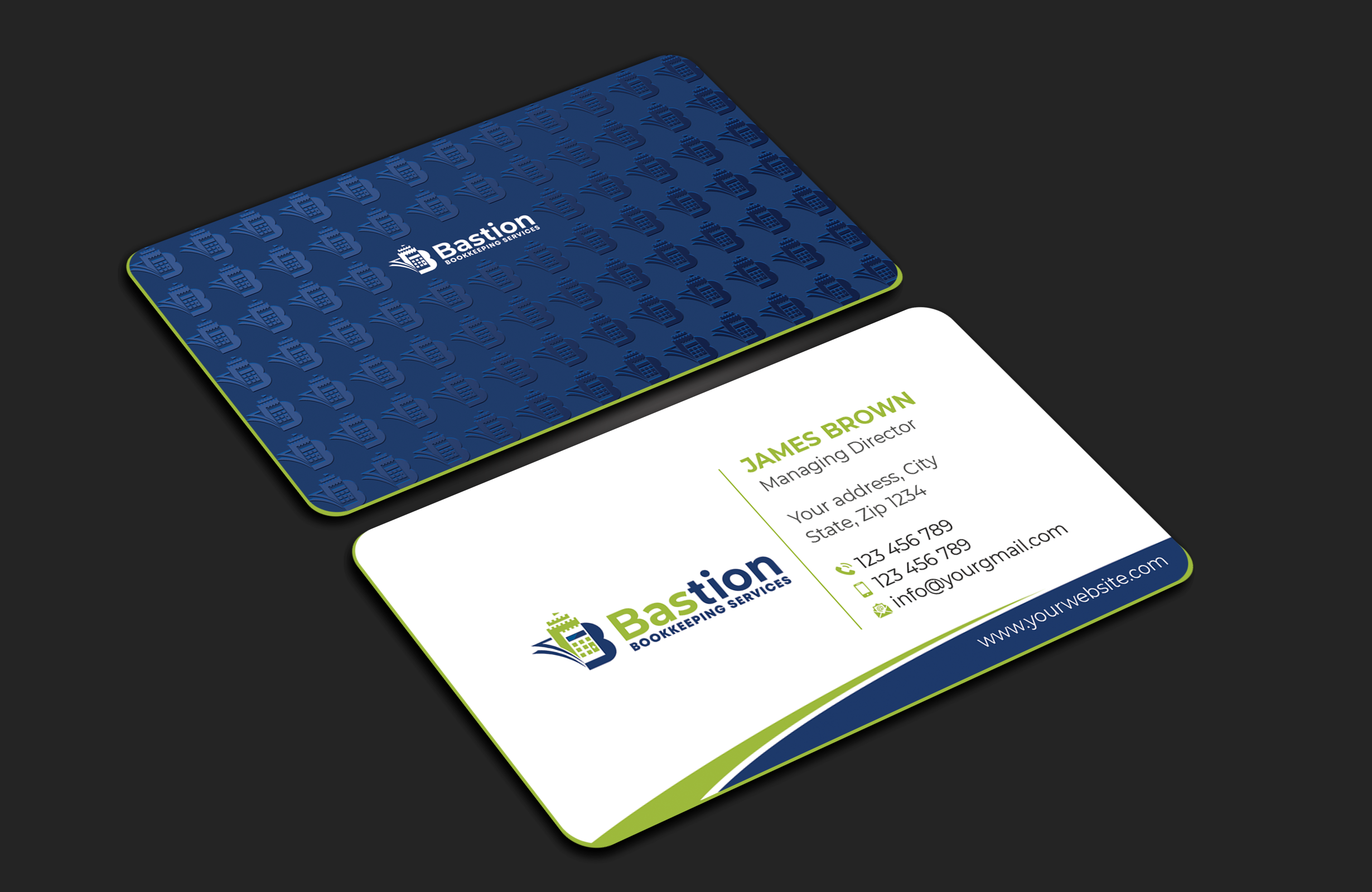 Business Card Design by Expert Bappy for Bastion Bookkeeping Services | Design #33899437