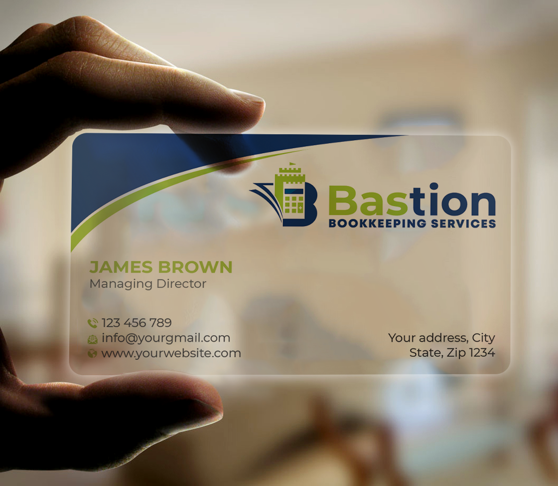 Business Card Design by Expert Bappy for Bastion Bookkeeping Services | Design #33900332