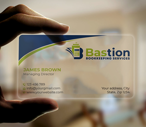 Business Card Design by Expert Bappy for Bastion Bookkeeping Services | Design: #33900332