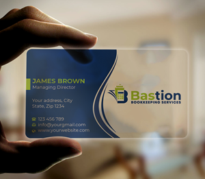 Business Card Design by Expert Bappy for Bastion Bookkeeping Services | Design: #33900424