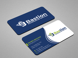 Business Card Design by Expert Bappy for Bastion Bookkeeping Services | Design: #33900425