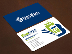 Diseño de Tarjeta de Presentación por Sun Moon Graphic Designer para Bastion Bookkeeping Services | Diseño: #33900284