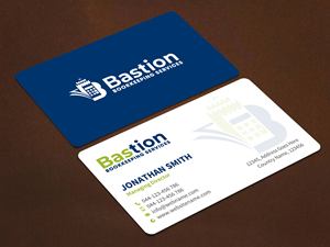 Diseño de Tarjeta de Presentación por Sun Moon Graphic Designer para Bastion Bookkeeping Services | Diseño: #33900286
