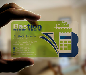 Diseño de Tarjeta de Presentación por DesignerShahadat para Bastion Bookkeeping Services | Diseño: #33894071