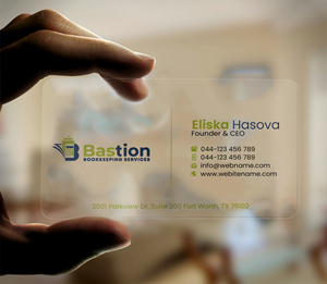 Business Card Design by DesignerShahadat for Bastion Bookkeeping Services | Design: #33894776