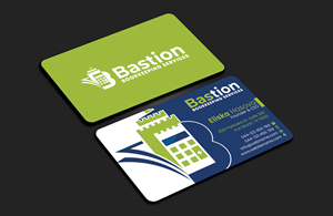 Diseño de Tarjeta de Presentación por DesignerShahadat para Bastion Bookkeeping Services | Diseño: #33894907