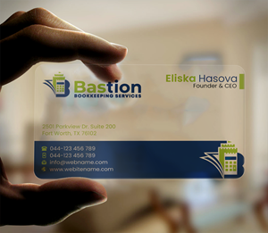 Diseño de Tarjeta de Presentación por DesignerShahadat para Bastion Bookkeeping Services | Diseño: #33895084