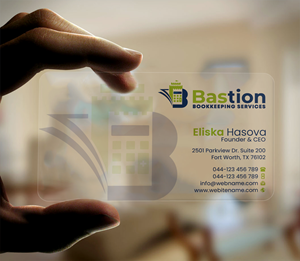 Diseño de Tarjeta de Presentación por DesignerShahadat para Bastion Bookkeeping Services | Diseño: #33895610