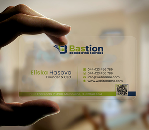 Diseño de Tarjeta de Presentación por DesignerShahadat para Bastion Bookkeeping Services | Diseño: #33897063