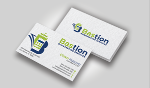 Diseño de Tarjeta de Presentación por DesignerShahadat para Bastion Bookkeeping Services | Diseño: #33901667