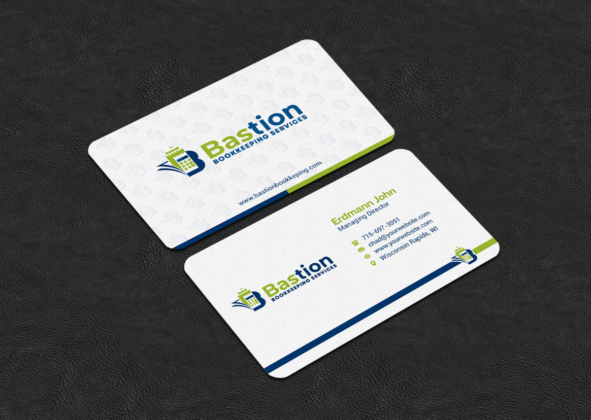 Business Card Design by INDIAN_Ashok for Bastion Bookkeeping Services | Design #33901491
