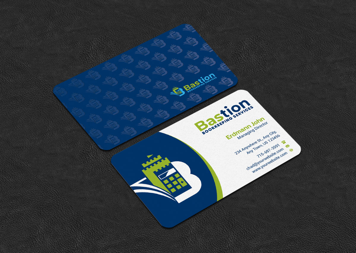 Business Card Design by INDIAN_Ashok for Bastion Bookkeeping Services | Design #33901506