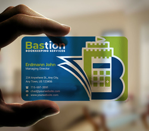 Business Card Design by INDIAN_Ashok for Bastion Bookkeeping Services | Design: #33901530