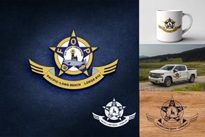 Logo Design by D@rts for Pacific-Long Beach Lodge #13 | Design: #33907566