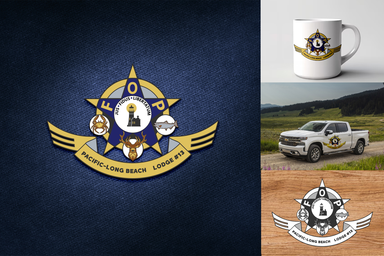 Logo Design by D@rts for Pacific-Long Beach Lodge #13 | Design #33912750